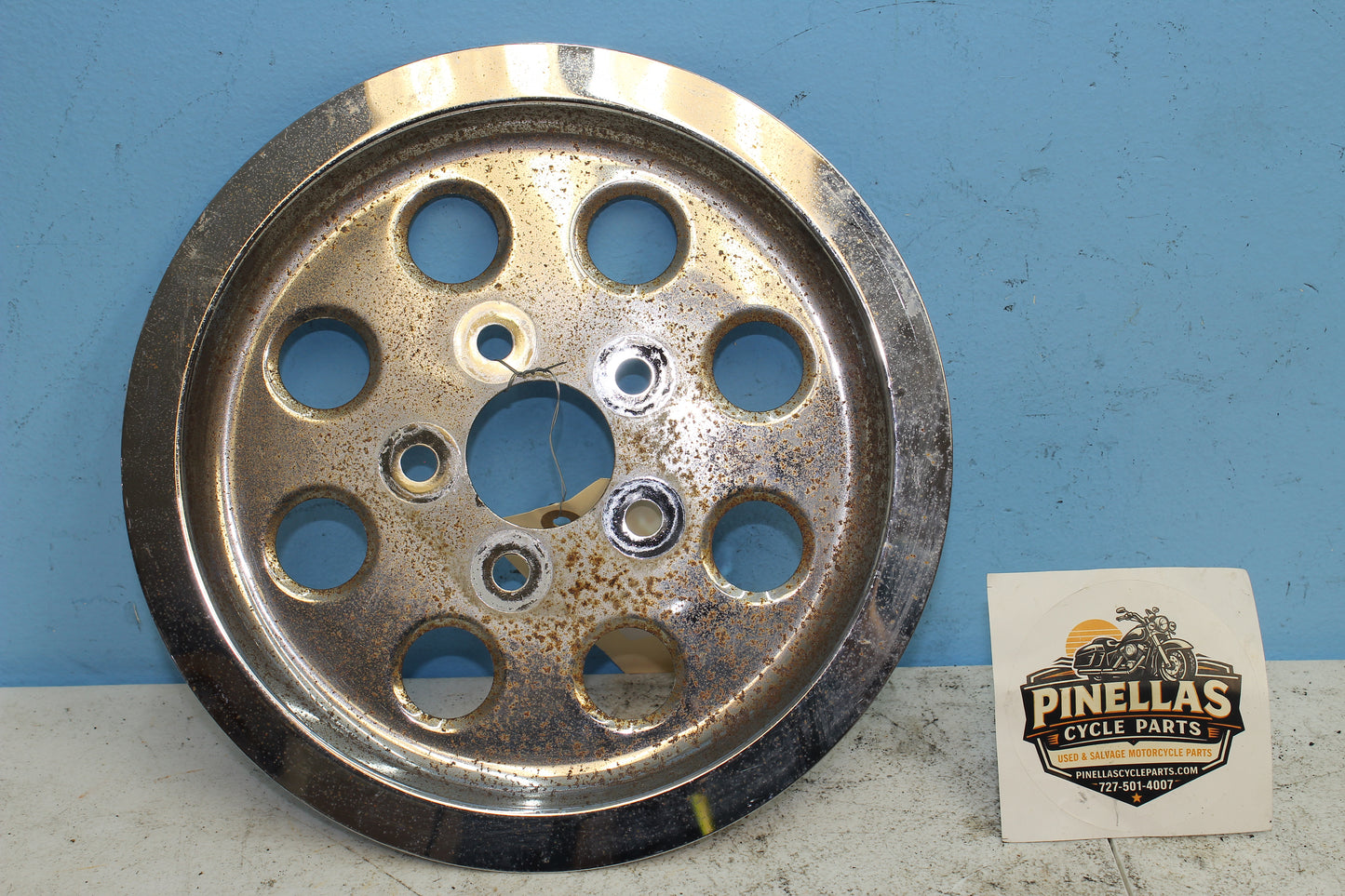 96-03 Harley Davidson Sportster Rear Primary Pulley Cover