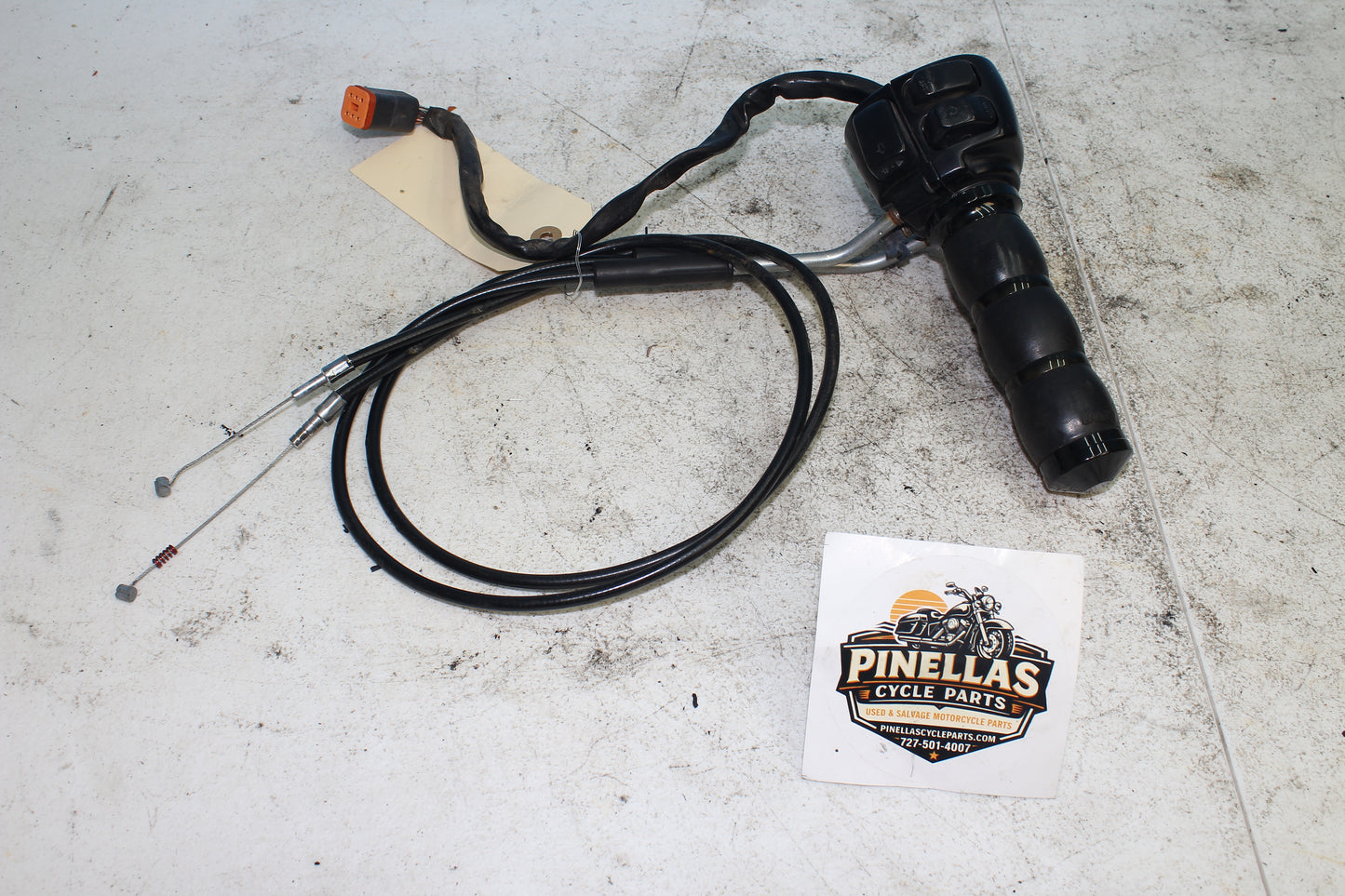 96-03 Harley Davidson Sportster RH Control Start/Stop/Signal w/ Throttle Cables