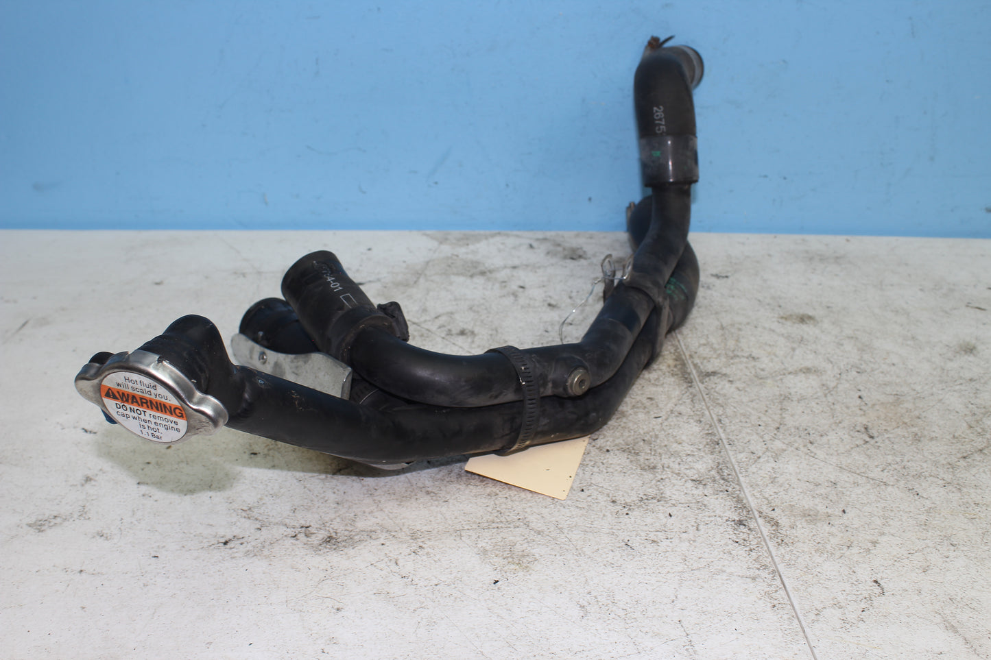 02-06 Harley Davidson VRSCA V Rod 100th Anniv. Radiator Coolant Hose Lines