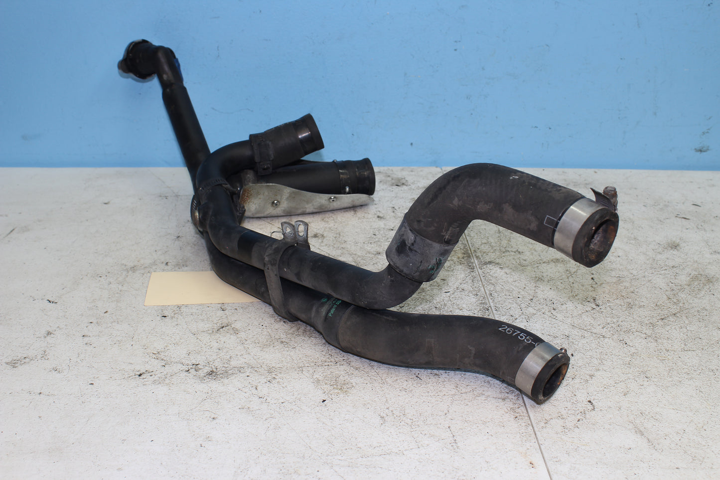 02-06 Harley Davidson VRSCA V Rod 100th Anniv. Radiator Coolant Hose Lines