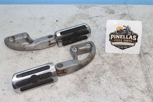 02-06 Harley Davidson VRSCA VRod 100th Anniv. Rear Passenger Foot Rest Pegs
