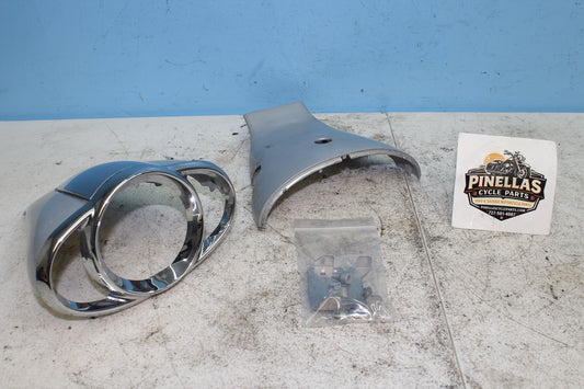 02-06 Harley Davidson V Rod 100th Anniv. Gauge Cluster Bezel Trim Housing