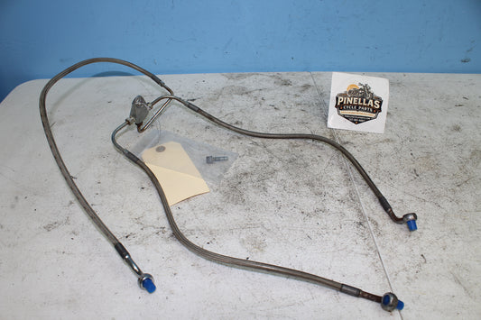 02-06 Harley Davidson VRSCA V Rod 100th Anniv. Front Brake Lines *Rusty*
