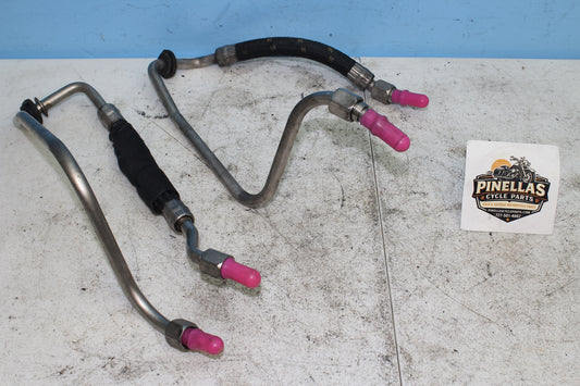 02-06 Harley Davidson VRSCA V Rod 100th Anniv. Oil Cooler Lines