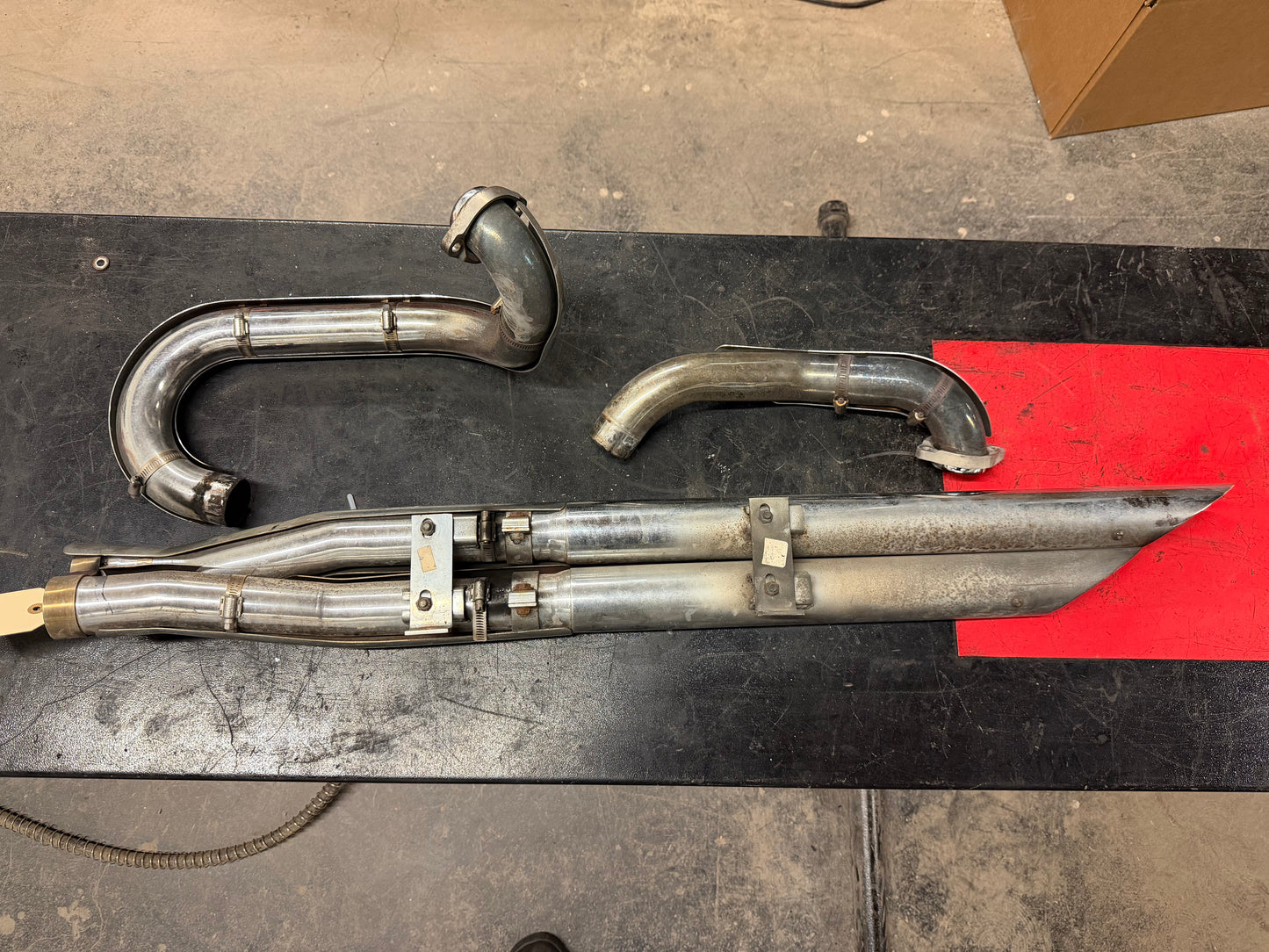 02-06 Harley Davidson VRSCA V Rod 100th Anniv. Exhaust *DMG*