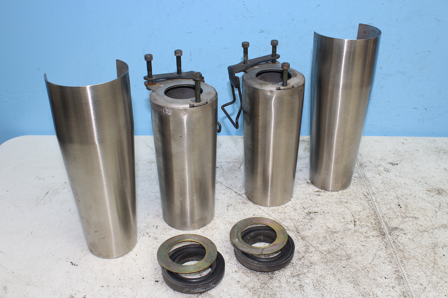 1999-2003 Yamaha Road Star OEM Fork Tube Covers (4pc set)