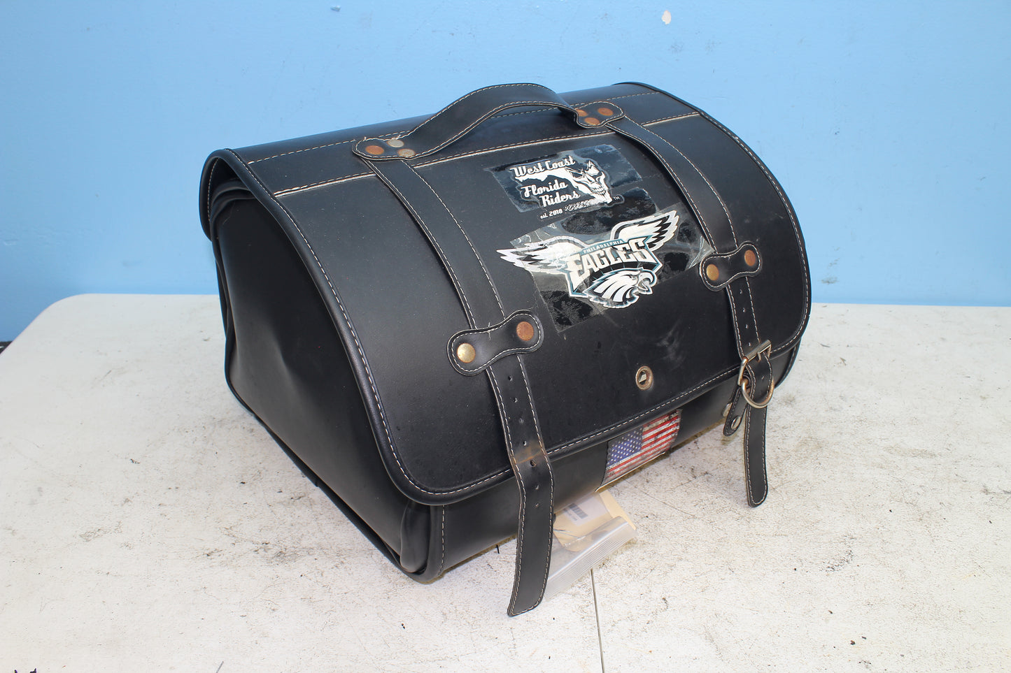 1999-2003 Yamaha Road Star Rear Aftermarket Luggage Bag w/ Bracket