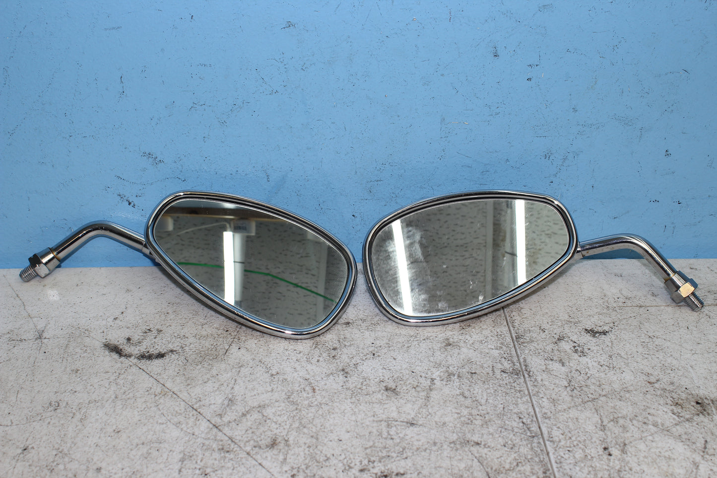 1999-2009 Yamaha XVS11AWV V Star Classic OEM Mirrors (PAIR)