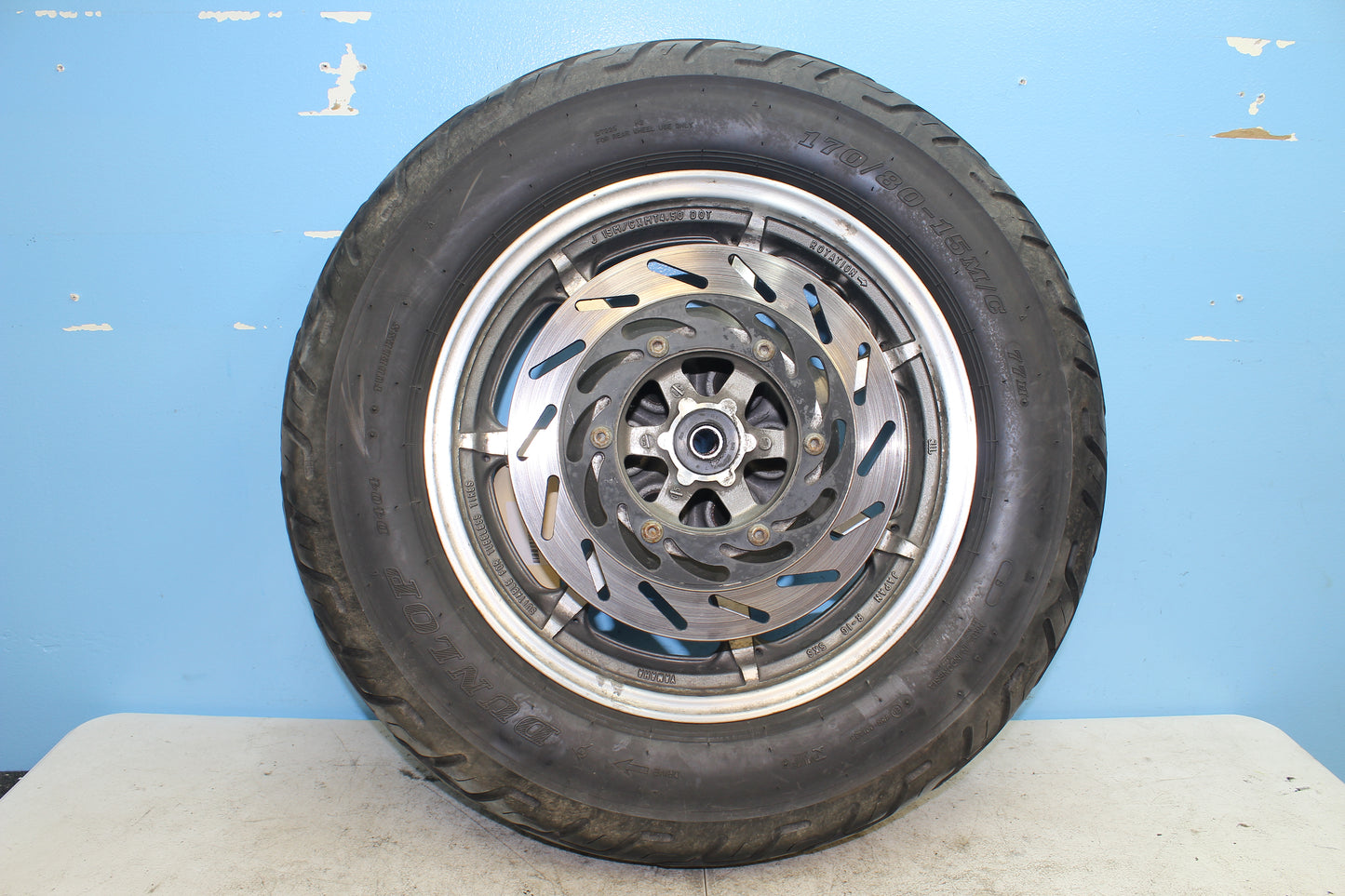 1999-2009 Yamaha V Star Classic OEM Rear Wheel 5KS-25338-00-MA *Straight*