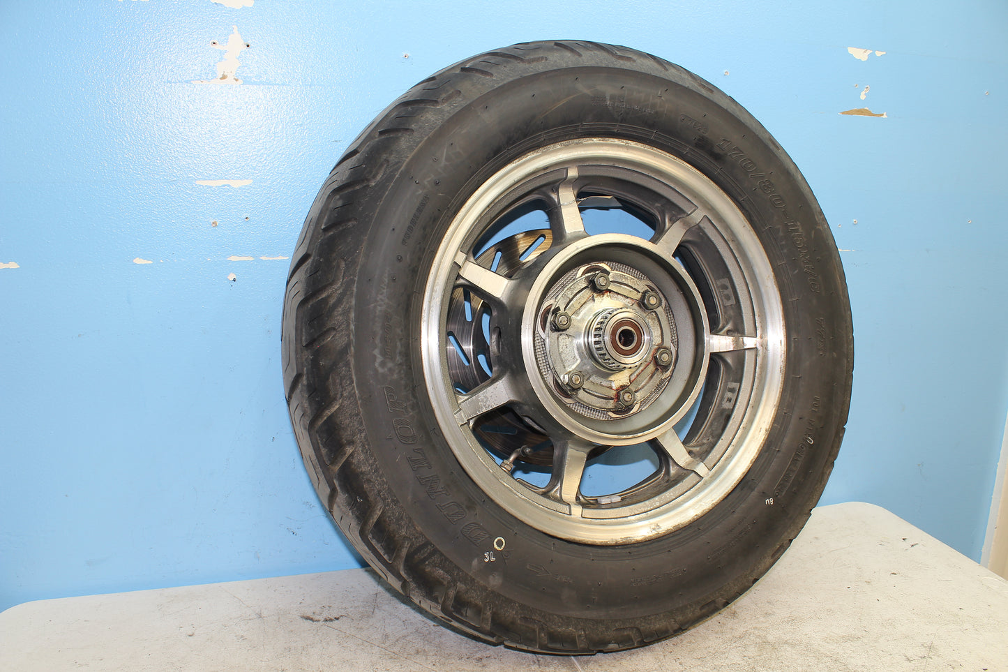 1999-2009 Yamaha V Star Classic OEM Rear Wheel 5KS-25338-00-MA *Straight*