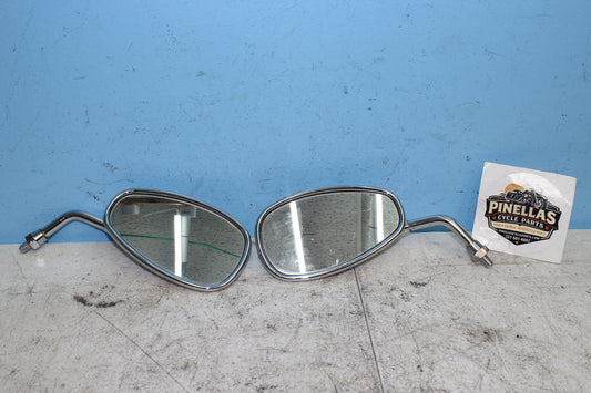 1999-2009 Yamaha XVS11AWV V Star Classic OEM Mirrors (PAIR)