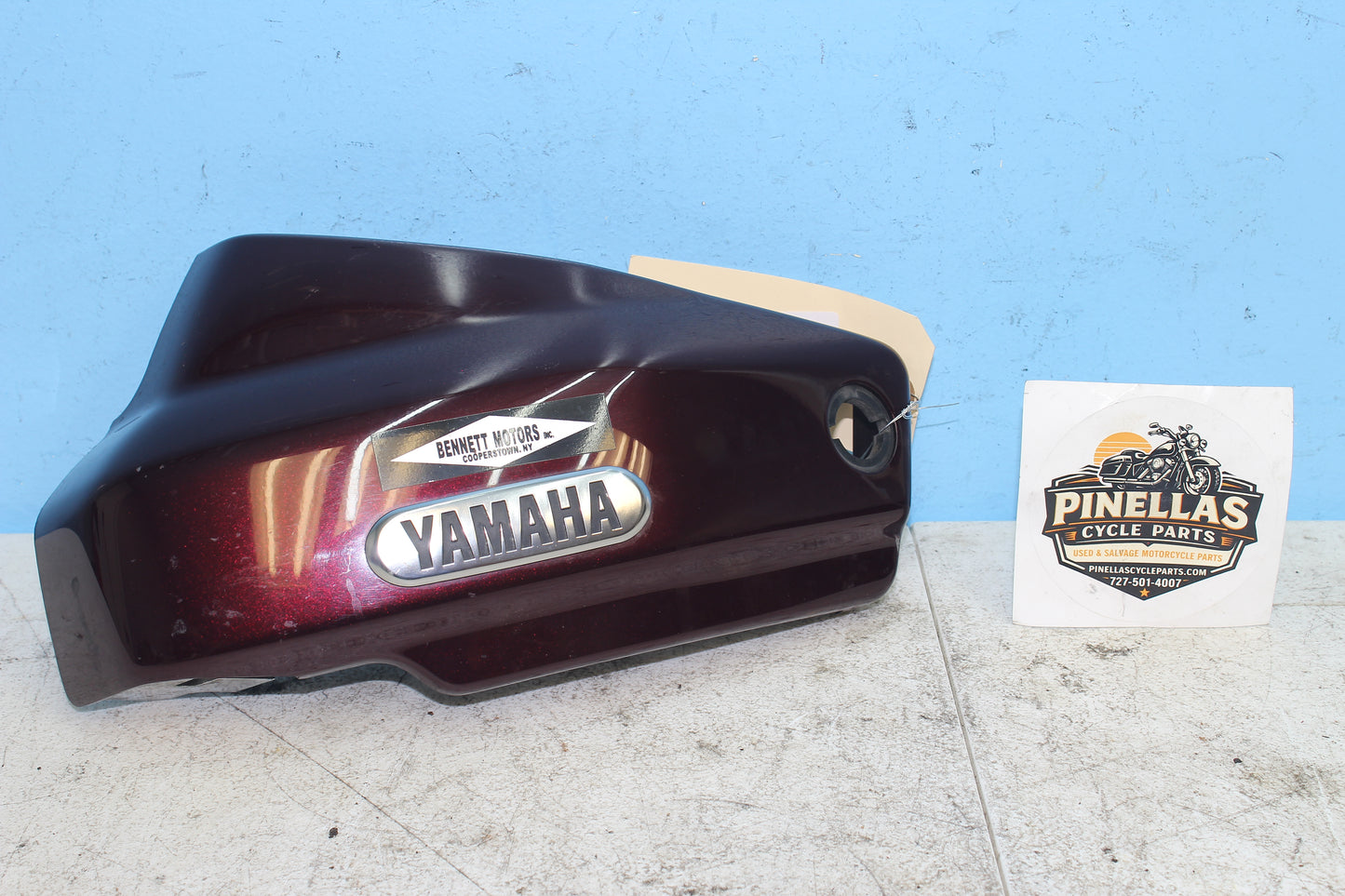 1999-2009 Yamaha XVS11AWV V Star Classic OEM Left Side Cover 5KS-21711-00-PF