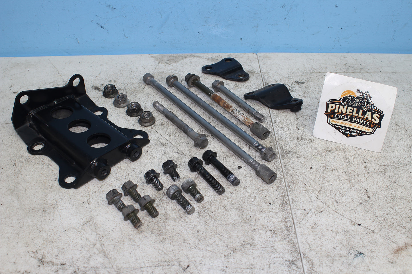 1999-2009 Yamaha XVS11AWV V Star Classic OEM Engine Mount Bracket Kit