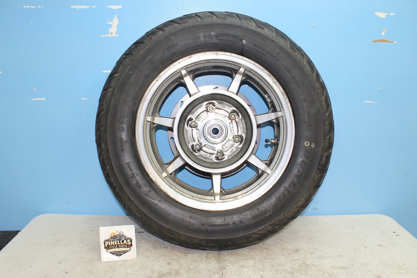 1999-2009 Yamaha V Star Classic OEM Rear Wheel 5KS-25338-00-MA *Straight*