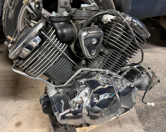 1999-2009 Yamaha V Star Classic OEM Complete Engine / Trans Assembly *48K Miles*