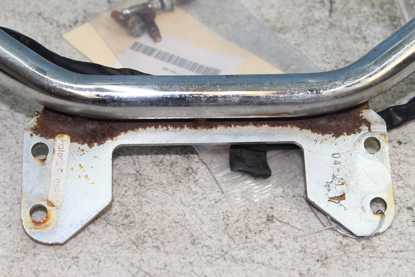00-07 Honda Shadow VT1100 C2 Sabre Front Fog Light Auxiliary Bar w/ Turn Signals