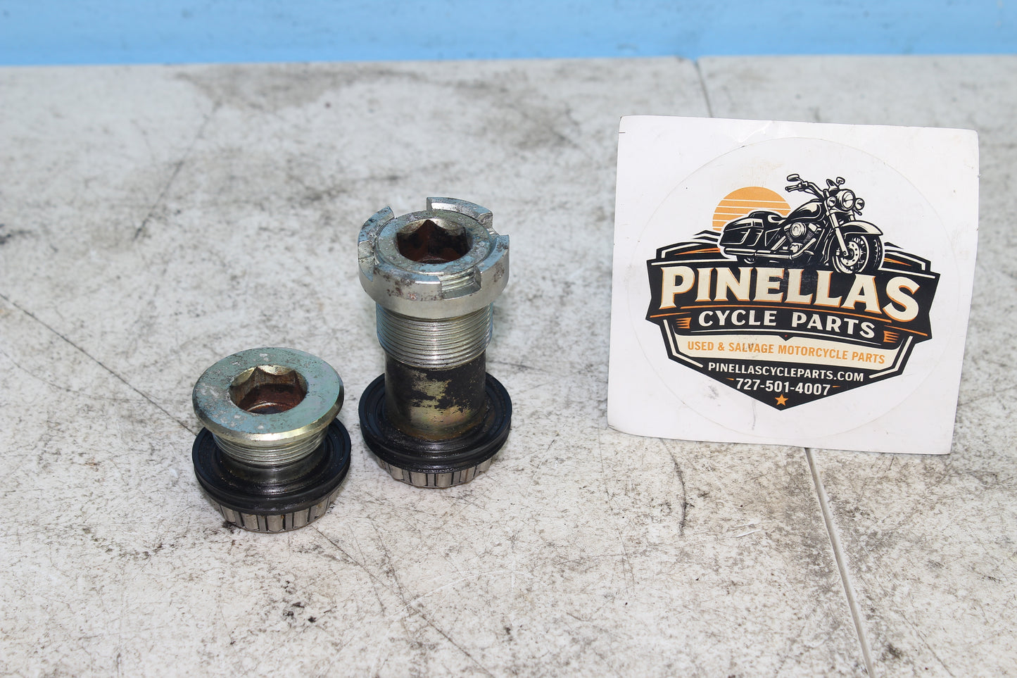 00-07 Honda Shadow VT1100 C2 Sabre OEM Swing Arm Bolts