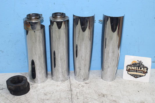 00-07 Honda Shadow VT1100 C2 Sabre OEM Front Fork Covers (SET)