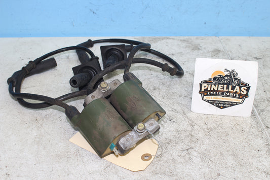 00-07 Honda Shadow VT1100 C2 Sabre OEM Ignition Coils w/ Wires (SET)