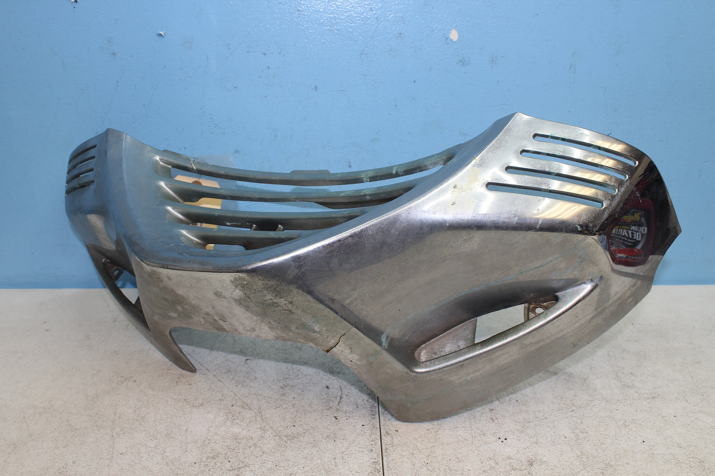 88-00 Honda Goldwing GL1500 OEM Front Lower Cowl Fairing Chrome 64300-MN5-000ZL *DMG*