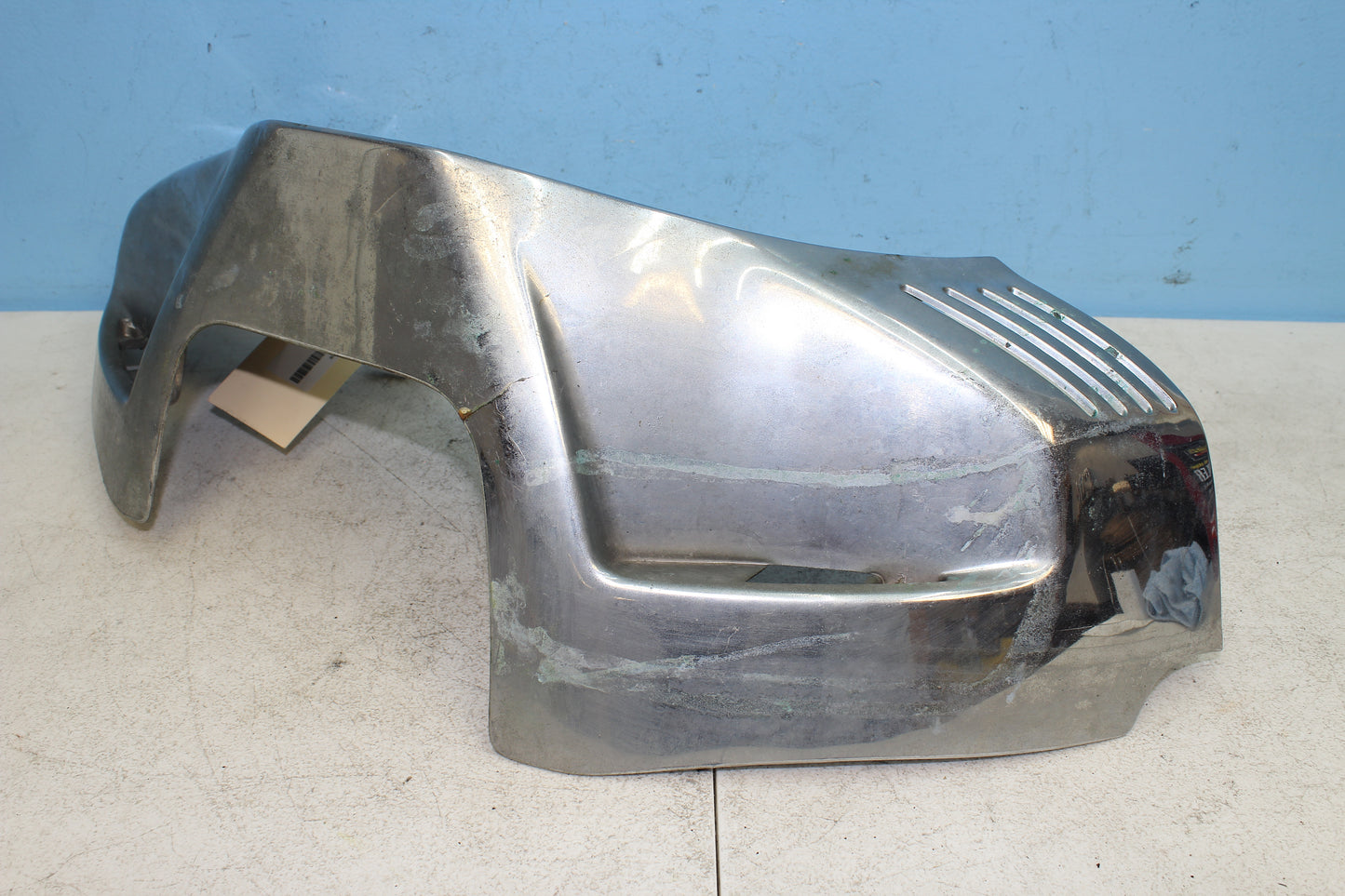 88-00 Honda Goldwing GL1500 OEM Front Lower Cowl Fairing Chrome 64300-MN5-000ZL *DMG*
