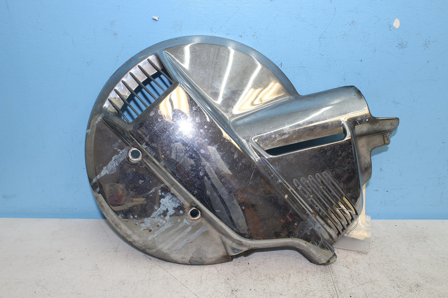 88-00 Honda Goldwing GL1500 OEM Left Front Wheel Rotor Cover 44211-MN5-000ZA *DMG*