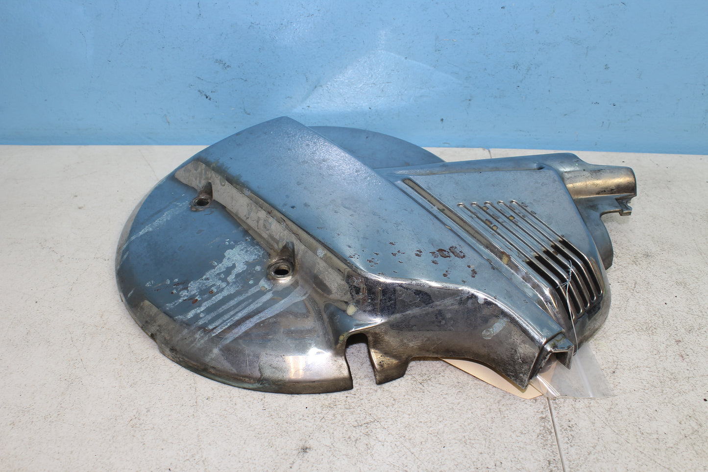 88-00 Honda Goldwing GL1500 OEM Left Front Wheel Rotor Cover 44211-MN5-000ZA *DMG*