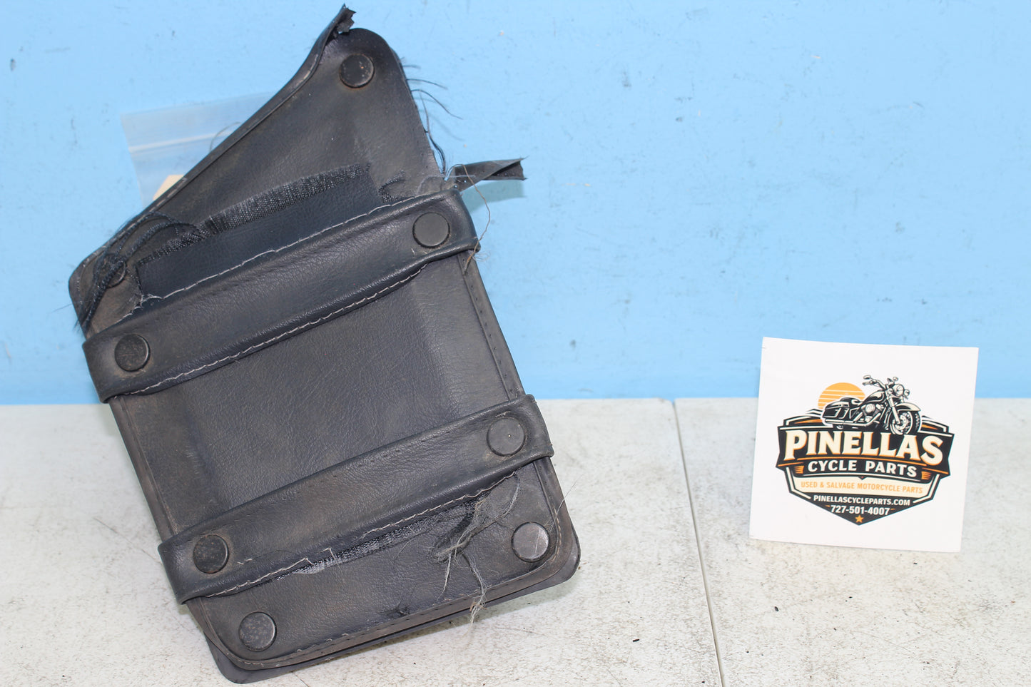 88-00 Honda Goldwing GL1500 OEM Front Left Storage Pocket w/ Vinyl Cover