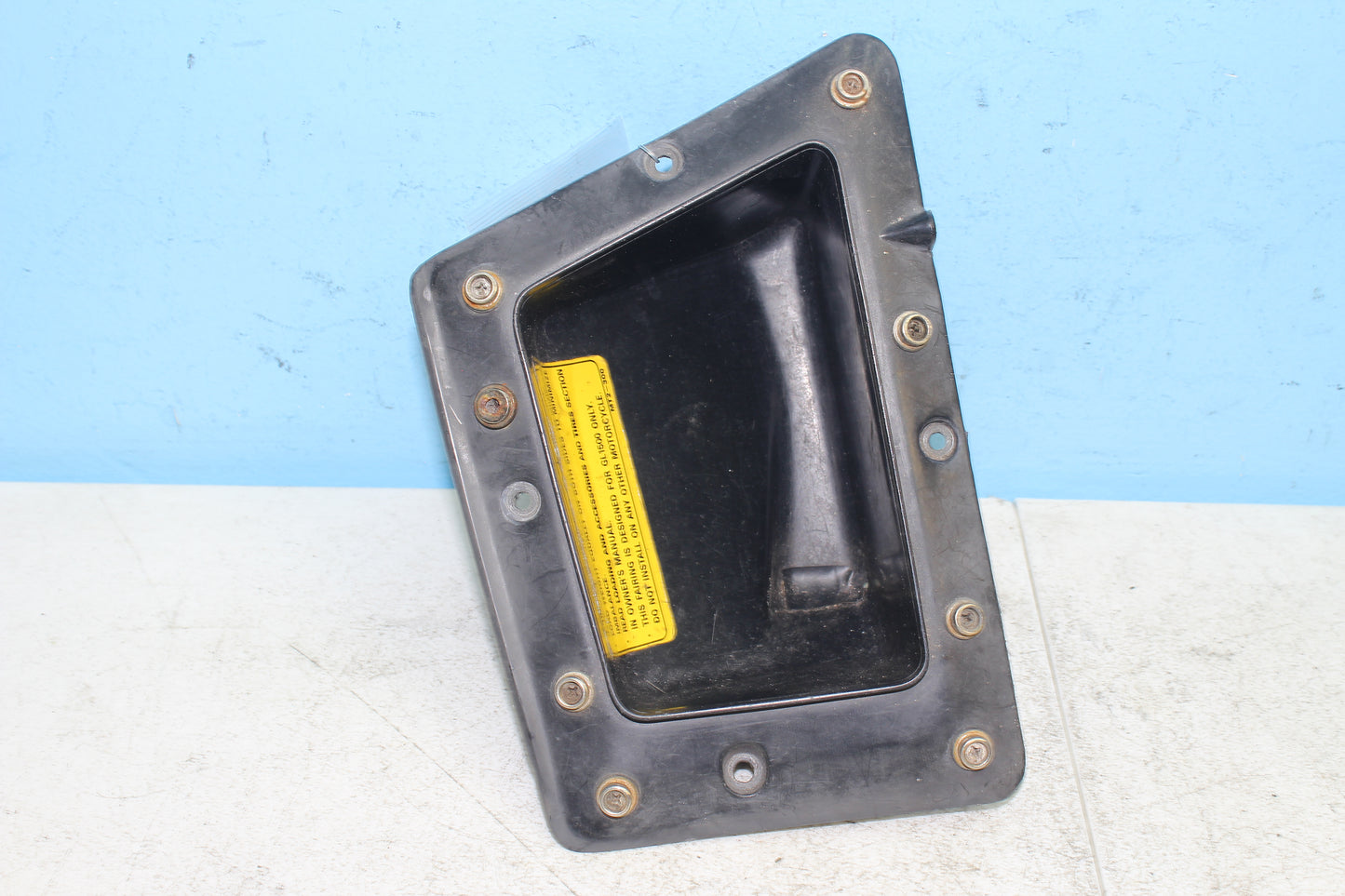88-00 Honda Goldwing GL1500 OEM Front Left Storage Pocket w/ Vinyl Cover