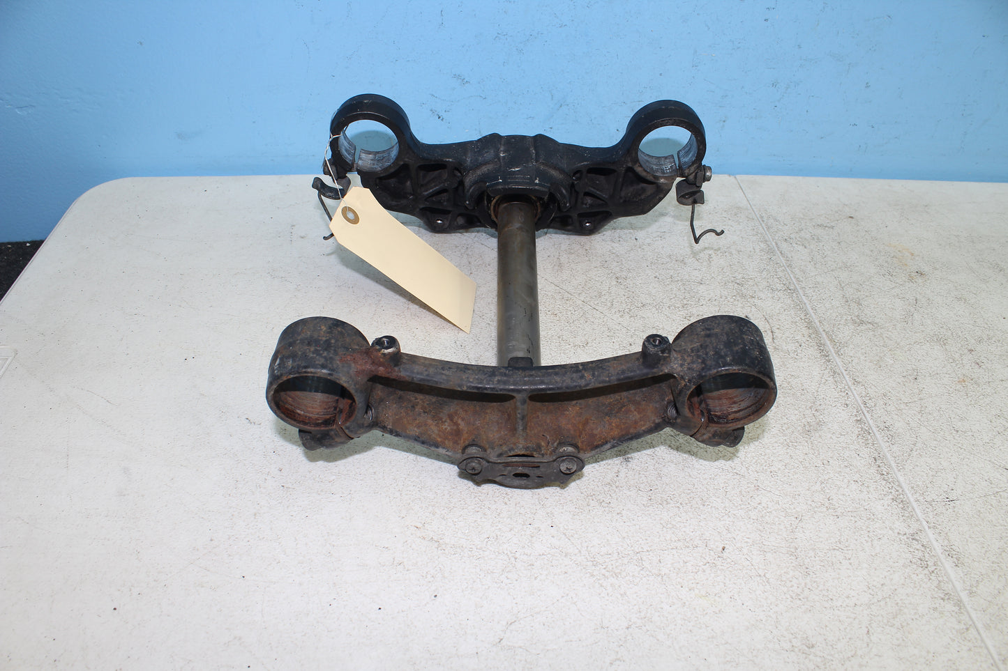 88-00 Honda Goldwing GL1500 OEM Triple Tree Steering Stem Assembly