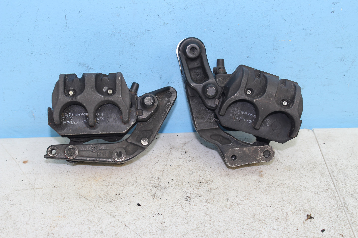 88-00 Honda Goldwing GL1500 OEM Front Brake Calipers (PAIR)