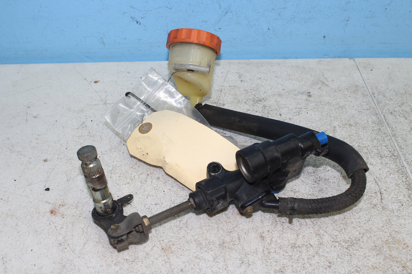 88-00 Honda Goldwing GL1500 OEM Rear Brake Master Cylinder w Reservoir 43500-MW5-871