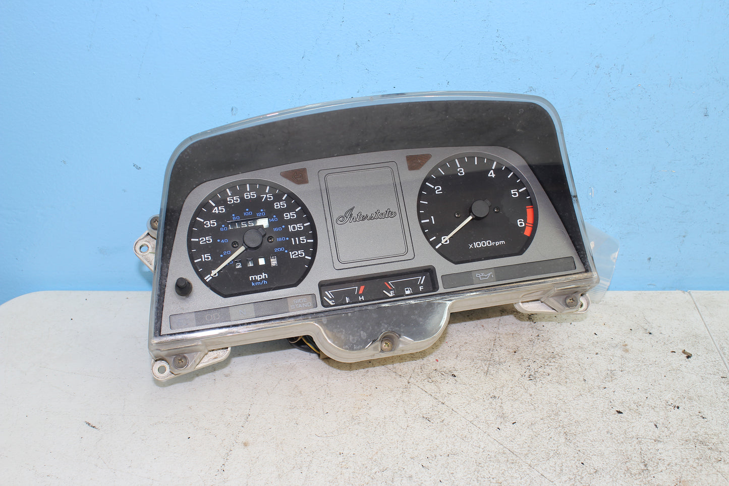 88-00 Honda Goldwing GL1500 OEM Gauge Cluster 115k Miles Speedo RPM 37100-MW5-871