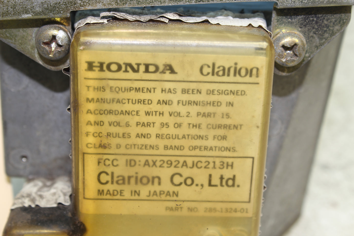 88-00 Honda Goldwing GL1500 OEM CB Radio Transceiver Module 285-1324-01 *DMG*