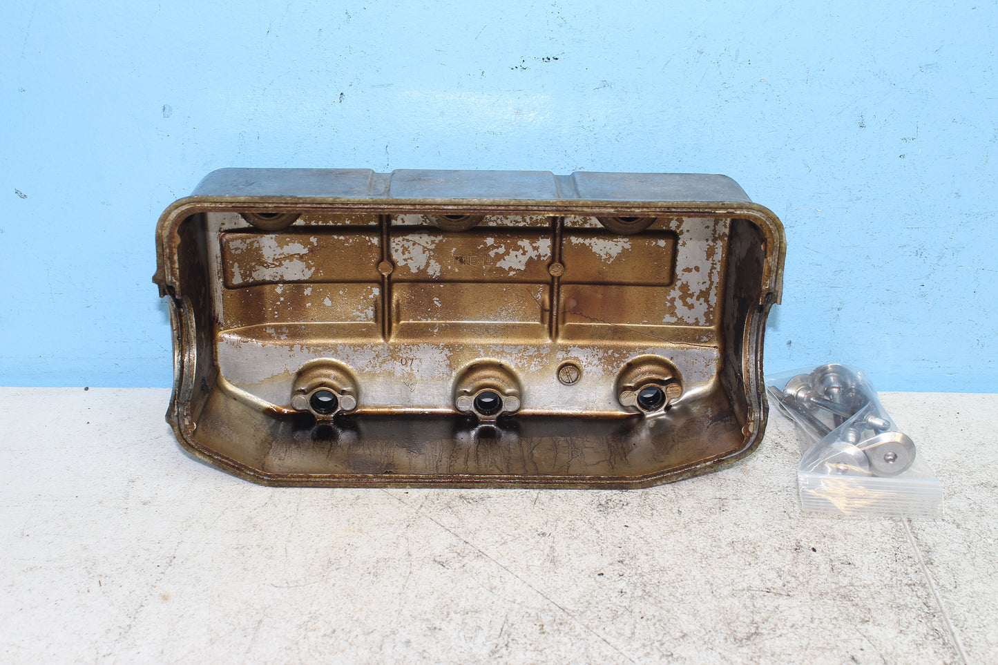 88-00 Honda Goldwing GL1500 OEM Left Engine Motor Valve Cover 12320-MT8-770