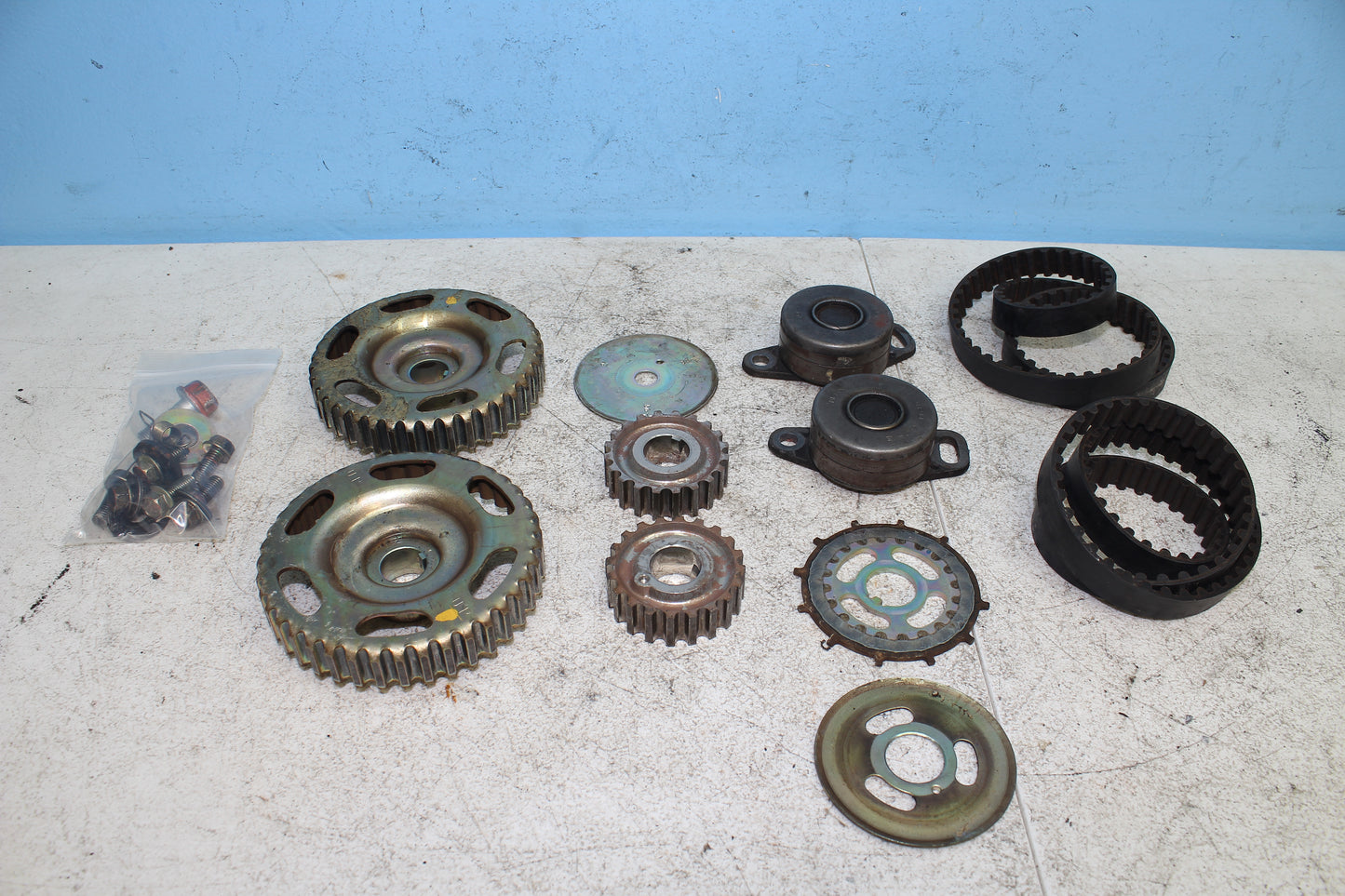 88-00 Honda Goldwing GL1500 OEM Timing Gear Belt Sprocket Set