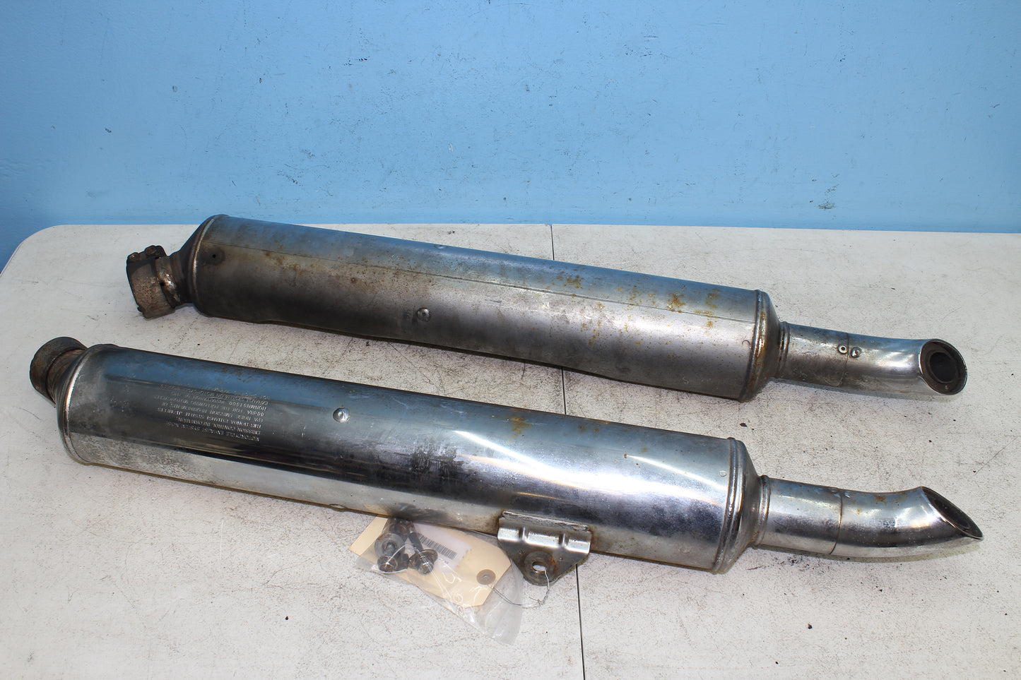88-00 Honda Goldwing GL1500 OEM Exhaust Muffler Left Right Set