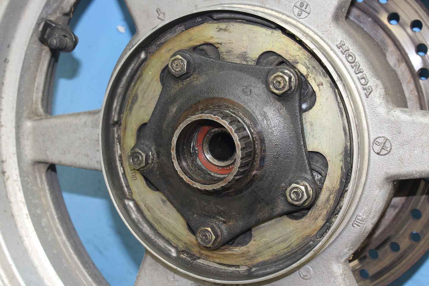 88-00 Honda Goldwing GL1500 OEM Rear Wheel Rim Assembly
