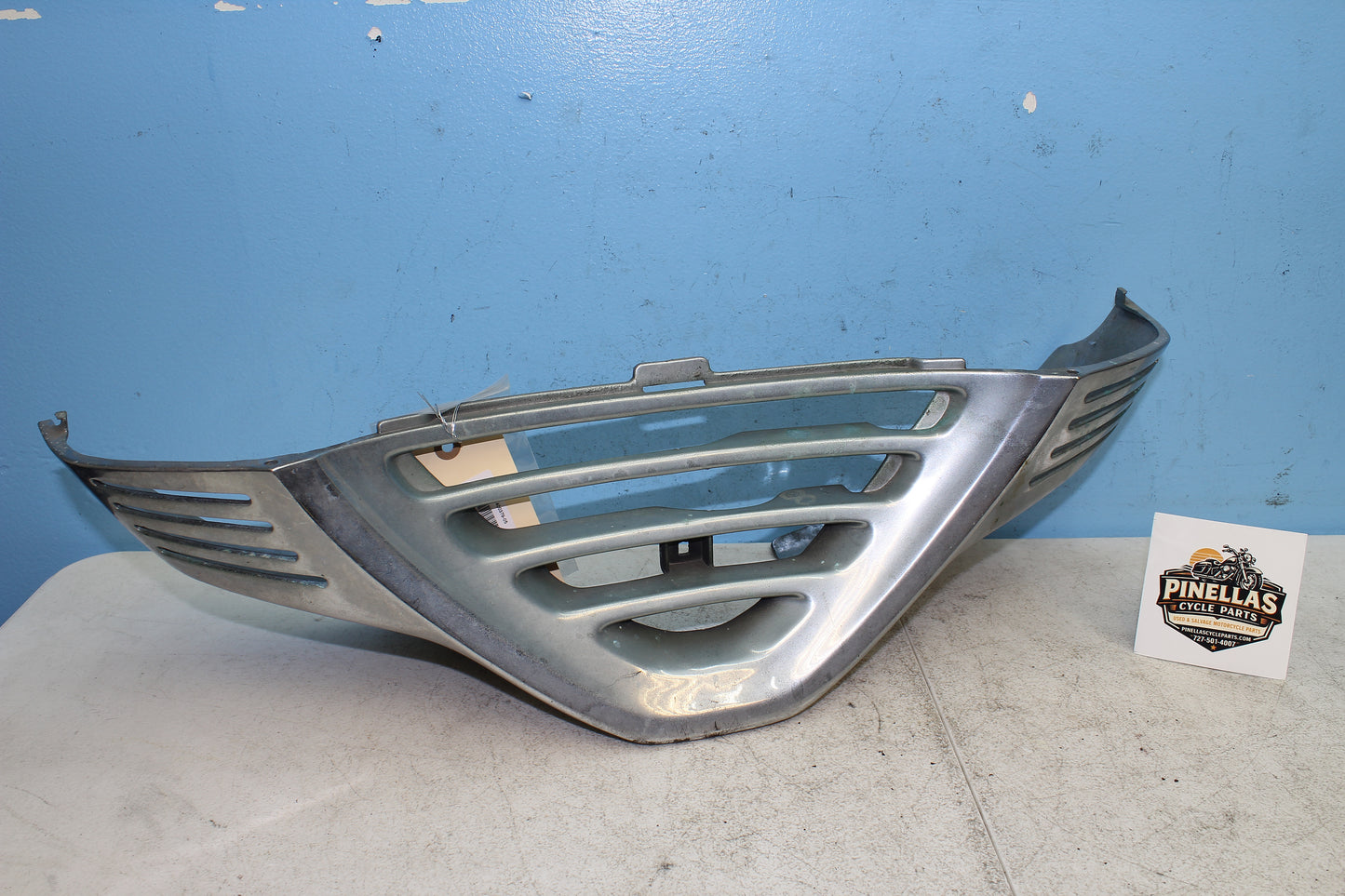 88-00 Honda Goldwing GL1500 OEM Front Lower Cowl Fairing Chrome 64300-MN5-000ZL *DMG*