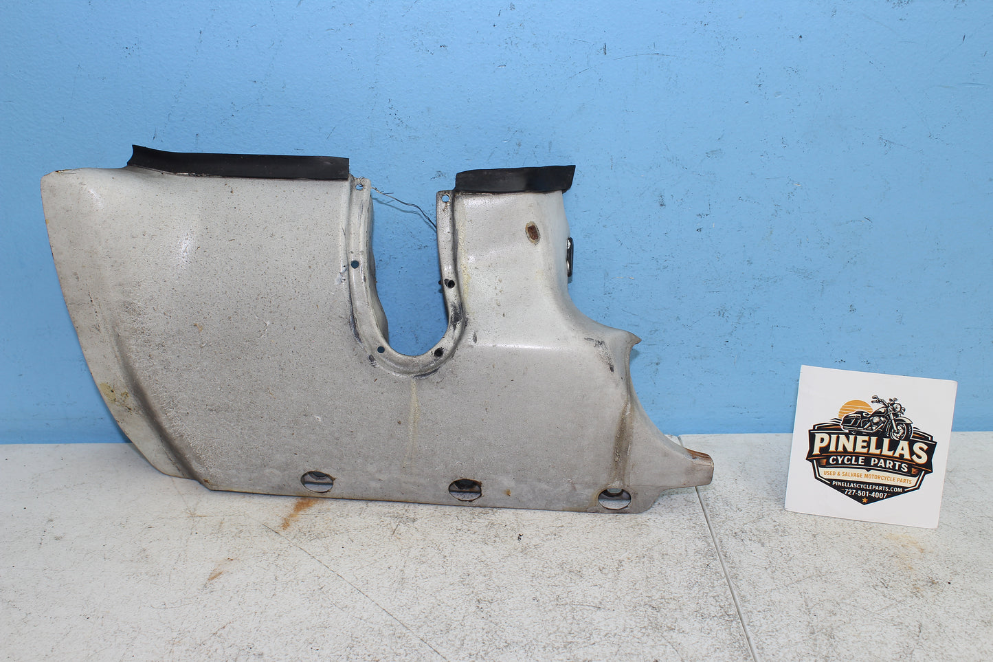 88-00 Honda Goldwing GL1500 OEM Left Front Lower Exhaust Heat Shield  18425-MW5-000ZD