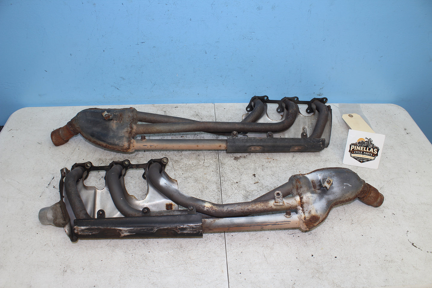88-00 Honda Goldwing GL1500 OEM Exhaust Manifold Header Pipe Left Right Set