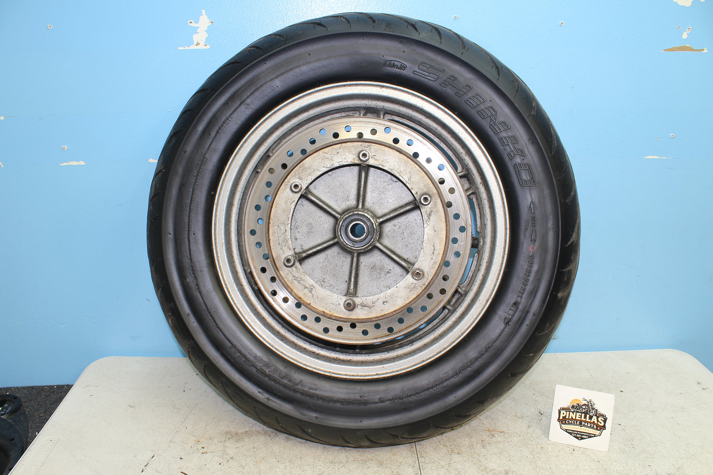 88-00 Honda Goldwing GL1500 OEM Rear Wheel Rim Assembly