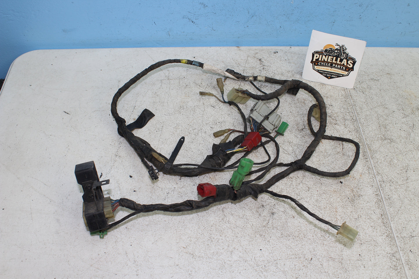 88-00 Honda Goldwing GL1500 OEM Front Fairing Sub Wiring Wire Harness 32105-MY4-870