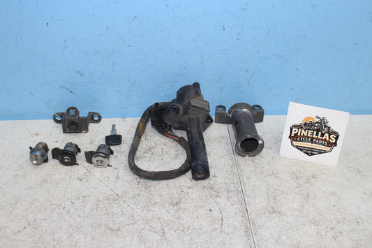 88-00 Honda Goldwing GL1500 OEM Ignition Cylinder Switch Lock Key Set
