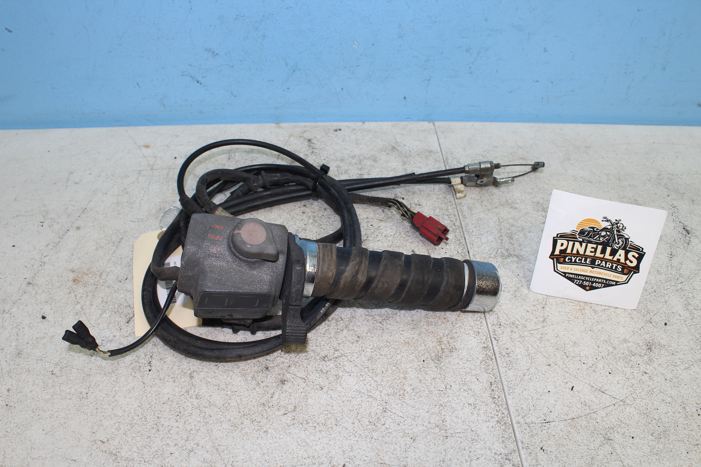 88-00 Honda Goldwing GL1500 OEM Right Controls Start Stop Switch Throttle Cable