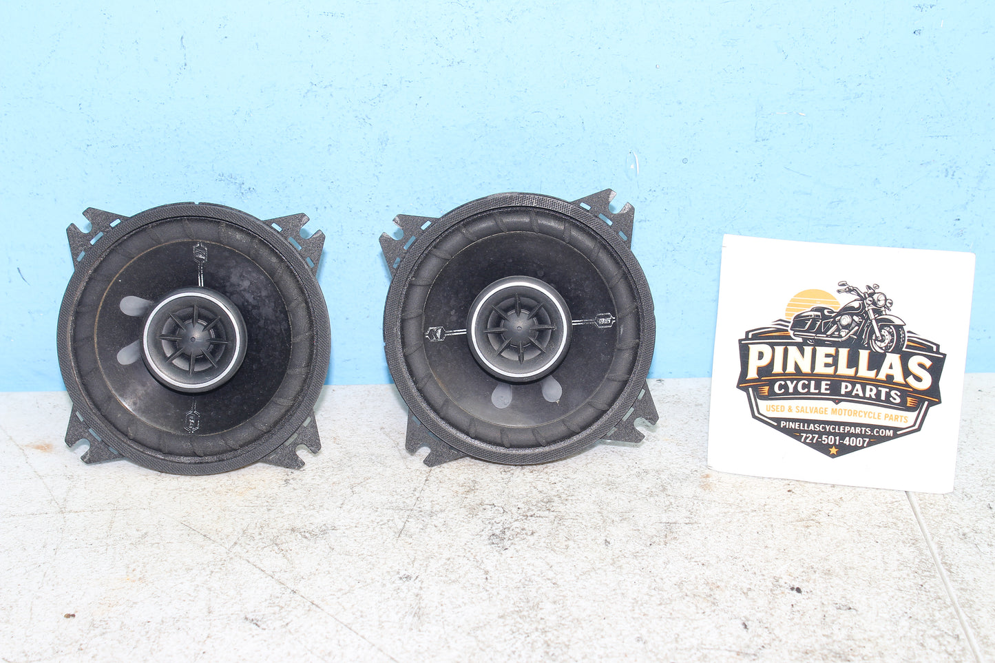 88-00 Honda Goldwing GL1500 Kicker 4" Front Speakers 41DSC44
