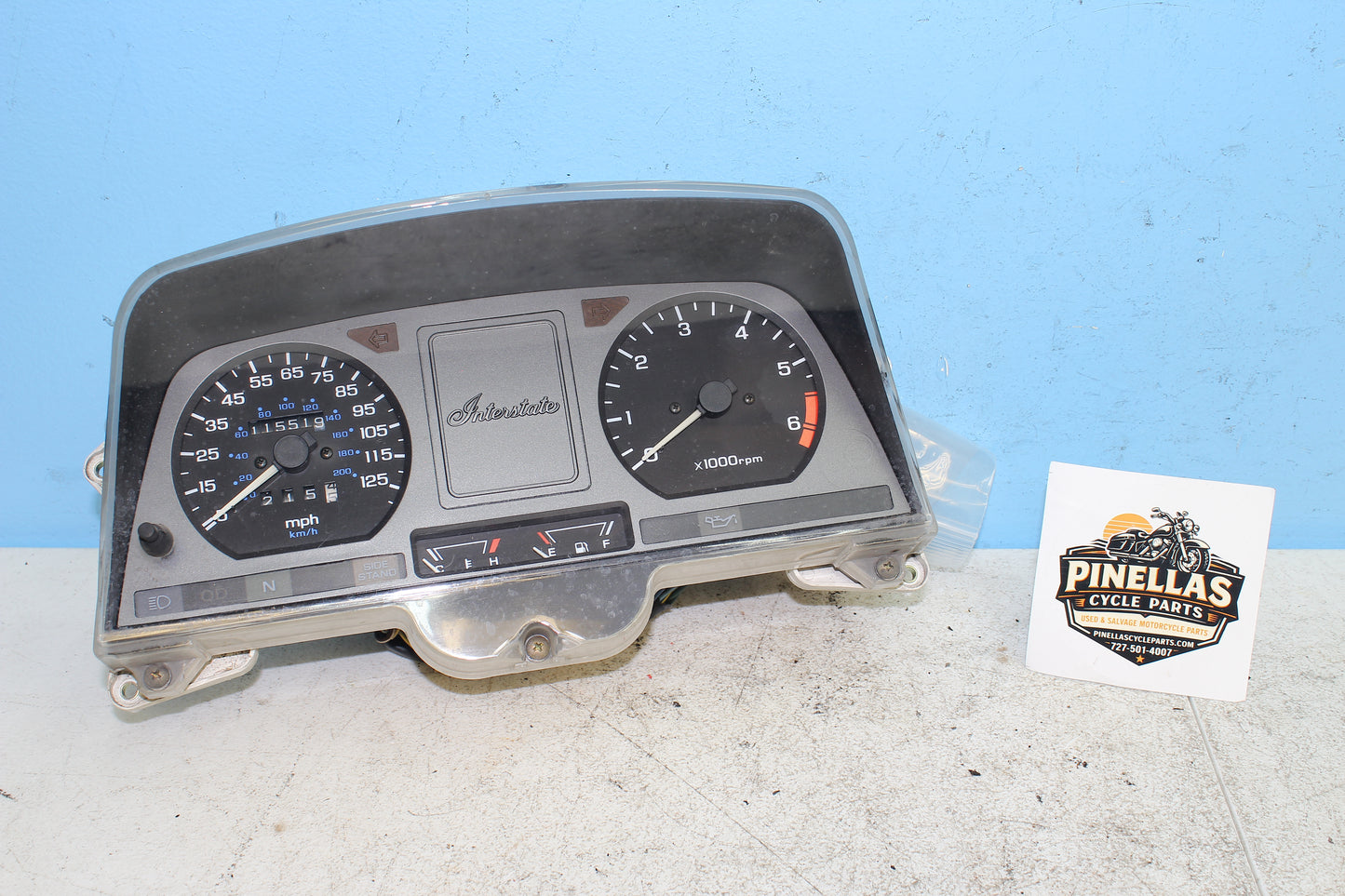 88-00 Honda Goldwing GL1500 OEM Gauge Cluster 115k Miles Speedo RPM 37100-MW5-871