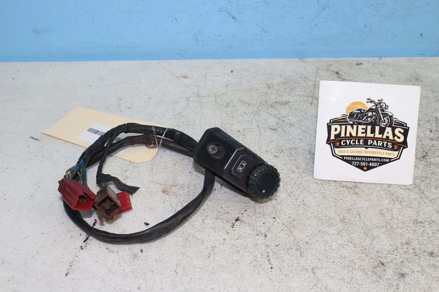 88-00 Honda Goldwing GL1500 OEM Rear Passenger Volume Contol Knob Harness