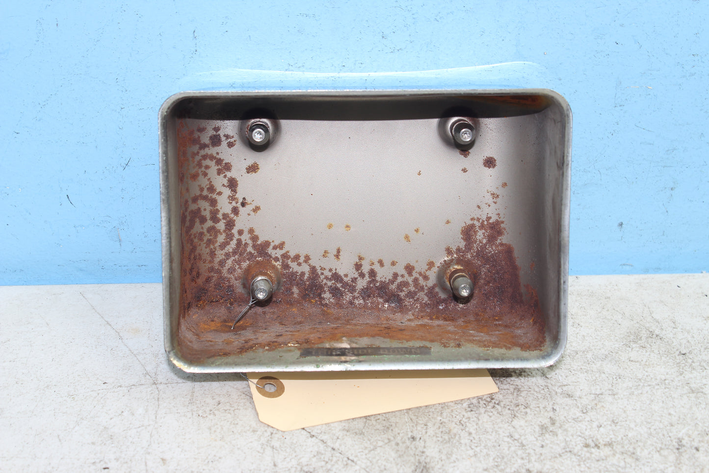 00-03 Harley Davidson Dyna Low Rider Ignition Module Fuse Panel Cover Chrome