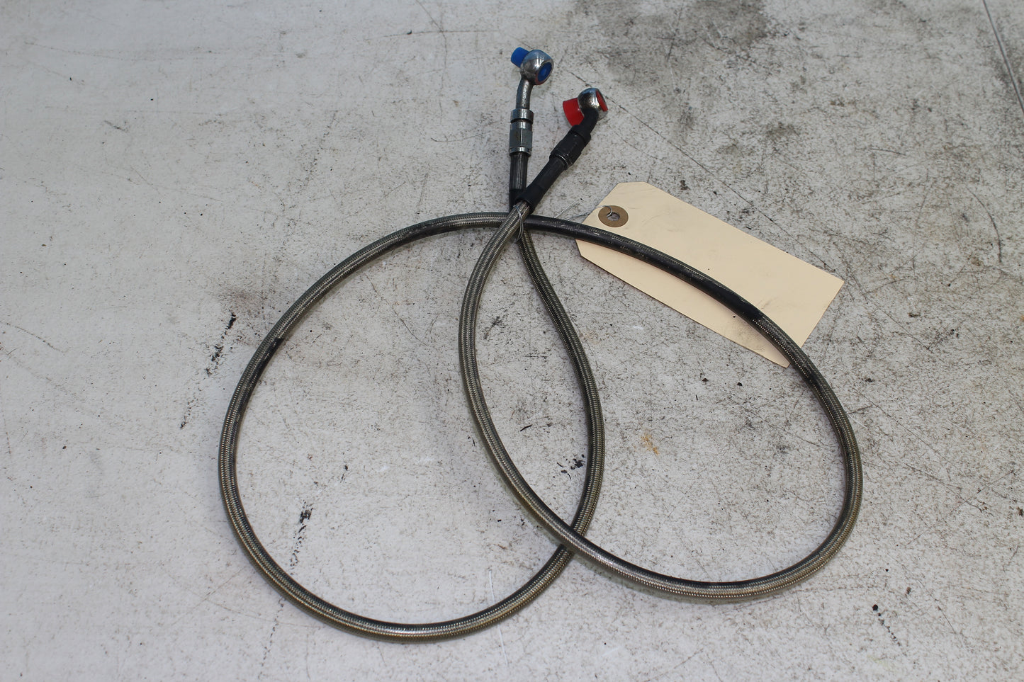 2000-2003 Harley Davidson Dyna Extended Brake Line for 16" Bars